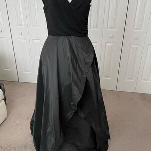 Rickie Freeman for Teri Jon Black High Low Dress